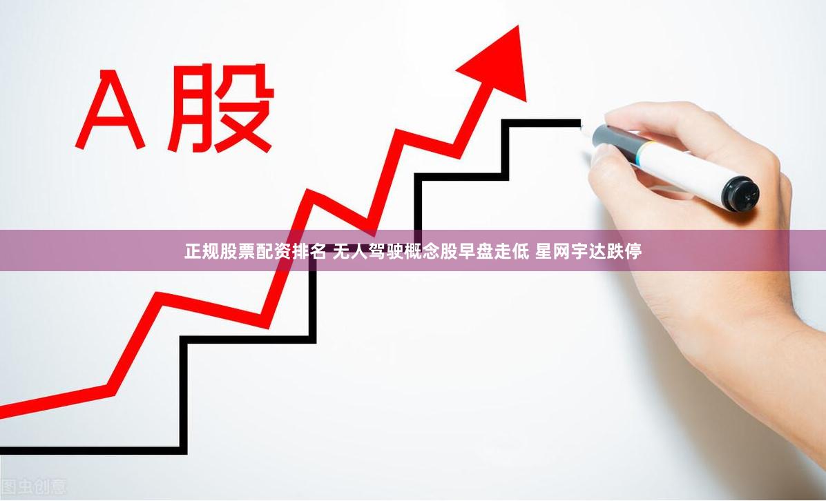 正规股票配资排名 无人驾驶概念股早盘走低 星网宇达跌停